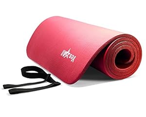 RED NPR Yoga Mat 72x24x1/2
