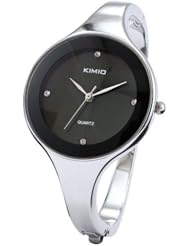 Pixnor® KIMIO Elegant Stainless Band Analog Quartz Women Bracelet Watch