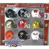 Riddell 9-Pack NCAA Revolution Pocket Pro Big East Conference Set (Quantity of 1)