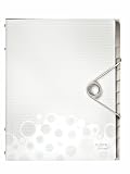 Produkt-Bild: Leitz 45700001 Ordnungsmappe Bebop Ordnungsmappe Bebop, 12 F&auml;cher, PP, wei&szlig;