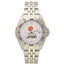 LogoArt Cleveland Browns All Star Stainless Steel Watch
