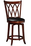 Mansfield Swivel Counter Stool, COUNTER STOOL, BROWN CHERRY