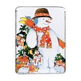 Snowman with Skis, 1998 (w/c on paper) by.. - iPad Cover (Protective Sleeve) - Art247 - IPads 1 And 2