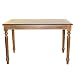 Carolina Cottage Engish Pine Finish Verona Dining Table