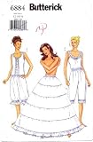 Butterick 6884 Sewing Pattern Misses Camisole Pantaloons Hoop Petticoat Size 12 - 16