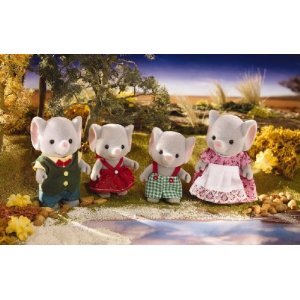 Calico Critters Ellwoods Elephant Family