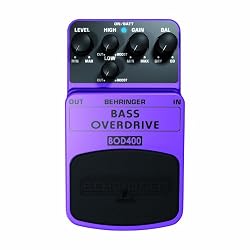 Behringer BOD400 Bass Overdrive Authentic Tube-Sound Overdrive Effects Pedal