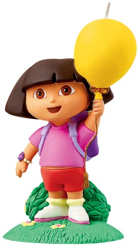 Dora the Explorer Shaped candle