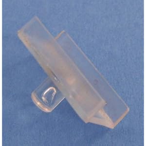 Drawer divider clip clear plastic 1/2