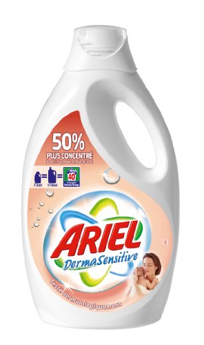Ariel - 81283095 - Lessive Liquide - Derma Sensitive - 40 Doses