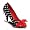 Black/Red Bow