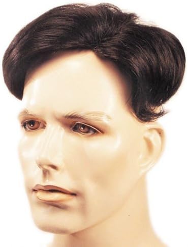 Men's Toupee Skin Top Side Part Wig - Med Gray