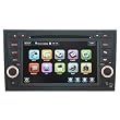Koolertron For 2002 2003 2004 2005 Audi A4 In Dash DVD GPS Navigation System AV Receiver Multimedia System with 7" Digital Touchscreen / PIP RDS Bluetooth (Free Map,Factory Fit)