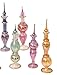 Genie Blown Glass Potion potions decorative miniature decorative Egyptian Perfume bottles set of 5pc H: 4 Inch (12 cm) by CraftsOfEgypt