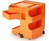 ボビーワゴン2段2トレー(ジョエ コロンボ) オレンジ