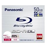 パナソニック データ用 追記型ブルーレイディスク 片面2層50GB 4倍速対応 LM-BR50LDWの画像