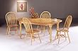 5 Piece Oval Farm House Dining Set in Natural Finish By Coaster Furniture