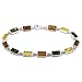 Sterling Silver Multicolor Amber Simple Bracelet 7.5"