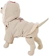 Petego Dogrich Alaskan Cream Winter Dog Coat, 10-Inch Length, 17-Inch Girth