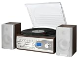 EXEMODE SD/CD/レコード オーディオシステム ER-250 シルバー