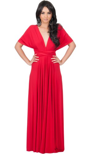 Koh Koh Womens Convertible Wrap Maxi Dress | Desertcart Montenegro