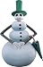 Neca Nightmare Before Christmas Snowman Jack Head Knocker