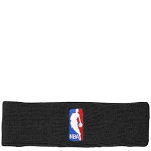NBA Logoman Headband - Black - Black One Size