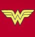 Womens Red Wonder Woman Logo Tank Vest