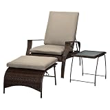 Outdoor Patio Rolston Wicker 3-pc. Chaise Lounge Set