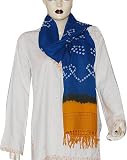 Long Scarves in Wool Tie Dye Print Womens Accessory India 24 x 70 inches (tdstl004)