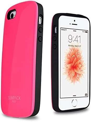 iPhone 5 / 5S Case, SlimPack® Hard Case Cover [Easy Card Slot ] [Heavy Duty Dual Layer] Premium Two-Layer Slim Protective Case for Apple iPhone 5/ 5S - Pink