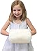 Ivory Faux Fur Hand Muffs for CHILD Fleece Lining