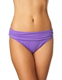 Moontide Contours Figure Enhancement Fold Down Band Bikini Pant Womens Bikini purple 18