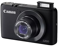 Canon デジタルカメラ PowerShot S200(ブラック) F値2.0 広角24mm 光学5倍ズーム PSS200(BK)