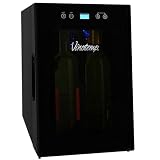 Vinotemp VT-8TEDTS-ID 8-Bottle Thermoelectric Wine Cooler, Black Vinotemp VT-8TEDTS-ID 8-Bottle Thermoelectric Wine Cooler, Black