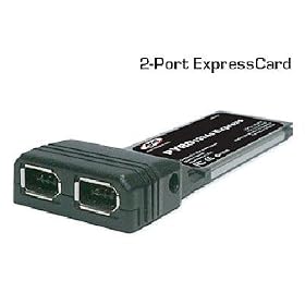 ADS Pyro 1394a 2 port ExpressCard by ADS Tech