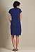 Fair Indigo Scoop Neck Fair Trade Organic Dress