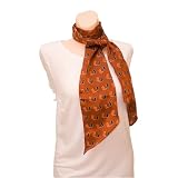 Miami Scarf - University of Miami Orange Scarf with U Logo