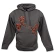UNDER ARMOUR Jumbo Print Men's Hoodie, Charcoal/Explosive