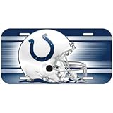 INDIANAPOLIS COLTS Officially Licensed Team Colored Logo Plastic LICENSE PLATE