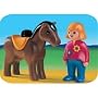 Playmobil 1-2-3 Girl With Horse 6723
