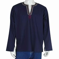 Shirts from India - Mens Casual Cotton Kurta Chest 42 inches (gsk559)