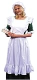 Old Fashioned Pinafore and Mob Cap Adult Costume