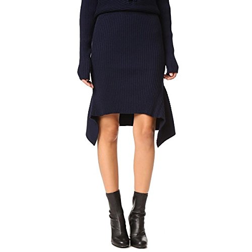 Designers Remix(デザイナーリミックス) レディース スカート Ribly Drape Skirt Navy [並行輸入品]