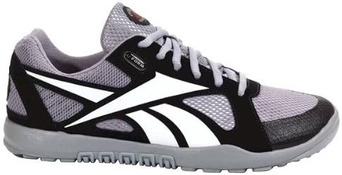 Reebok Womens CrossFit Nano U-Form Flat Grey-Tin Grey-Black-White Athletic Shoes 8 B(M) US