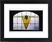 Framed Prints of Art Deco Stained Glass from Mary Evans