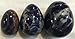 Set of 3 Natural Sodalite Eggs Kegel Exercise Weights Texas Hidden Gems