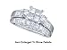 Stunning 2 Pc. Solid Gold 1.00 CTW. Genuine Diamond Bridal Set
