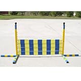 Agility Panel Jump For Small Dogs/Blue and Yellow