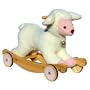 Adorable Soft Baby Sheep Ride On: Childrens Push Ride On